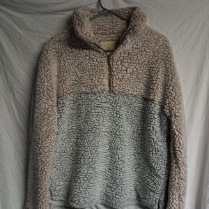 🧡𝅺THREAD & Supply Two Tone Fuzzy Pullover Sweater